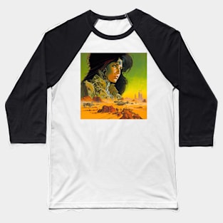 We Are Floating In Space - 91 - Sci-Fi Inspired Retro Artwork Baseball T-Shirt